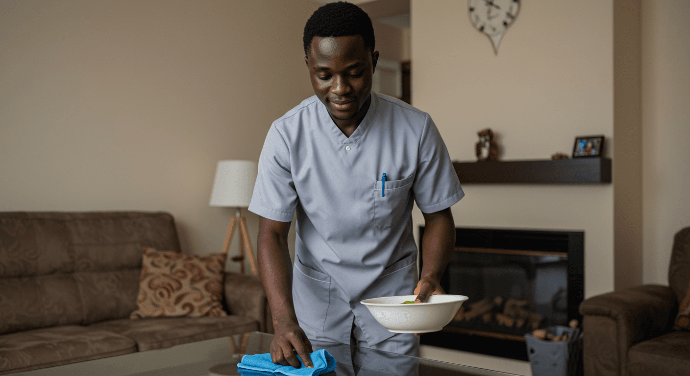 Professional African man in work attire